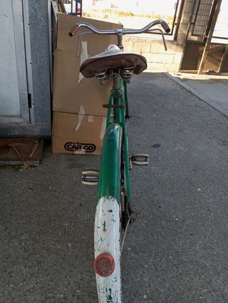 Bicicleta Antigua Verde