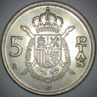 5 Pesetas España 1984