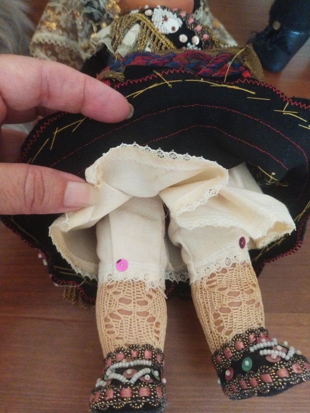 Pareja de muñecos regionales