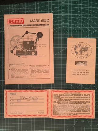Proyector Eumig Mark 610 D