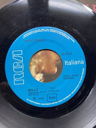 Singoli Patty Pravo: Sentimento - Gli Occhi dell'A