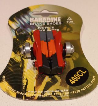 Zapatas freno Baradine 460CL (Par) Campagnolo rojo