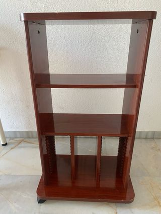 Mueble CD/DVD madera marrón