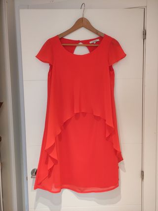 Vestido rojo El Corte Inglés - Talla 40