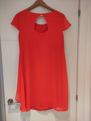 Vestido rojo El Corte Inglés - Talla 40