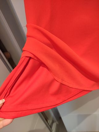 Vestido rojo El Corte Inglés - Talla 40