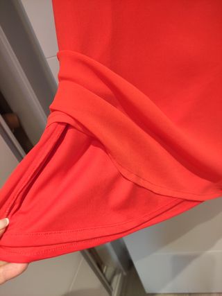 Vestido rojo El Corte Inglés - Talla 40