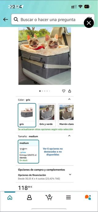 NUEVO transportin para perros/ gatos Petsfit