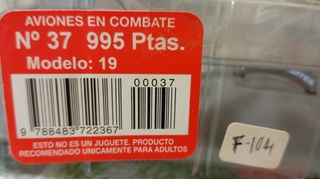 Avion F-104 Starfighter - Maqueta