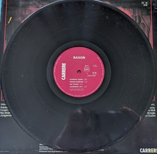 Vinilo Saxon -Carrere 1979 Heavy Metal