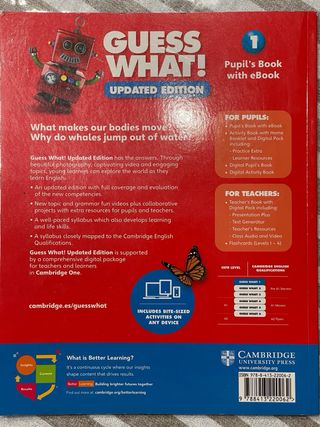 Guess What! Level 1 Pupil's Book with eBook