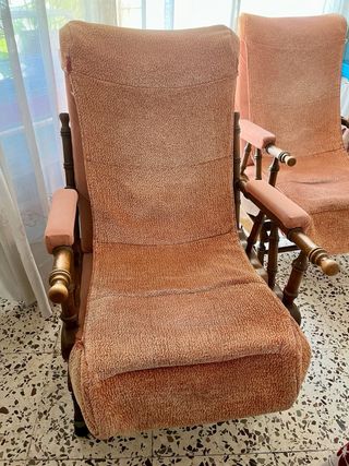 Sillones mecedora. 2uds.