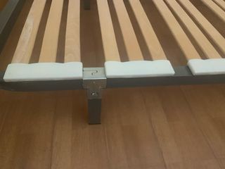 Somier metálico con láminas de madera 80 cm