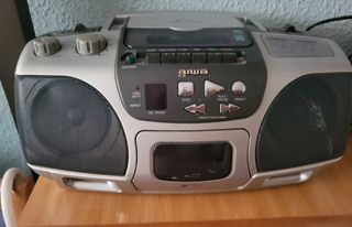 Radio Cassette Aiwa CD - Gris Plata