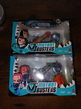 2x Muñecos Mutant Busters