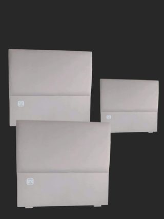 Cabeceros cama beige y gris