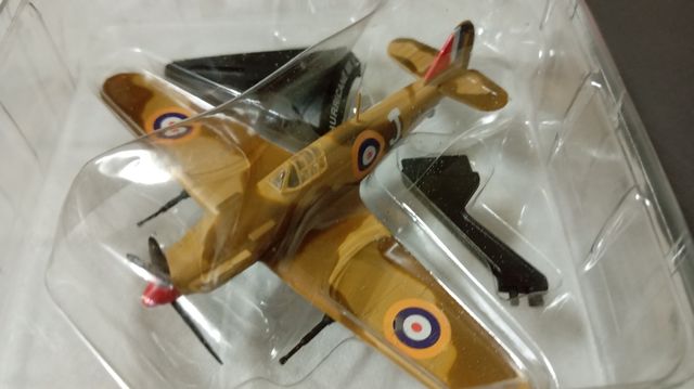 Aereo Hurricane scala diecast