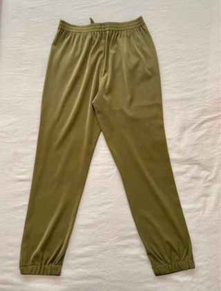 Pantalones jogger verde oliva