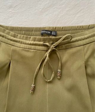 Pantalones jogger verde oliva