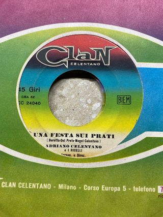 2 dischi 45 giri Celentano: Somebody Save Me & Whe