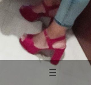 Zapatos tacón rosa fiesta