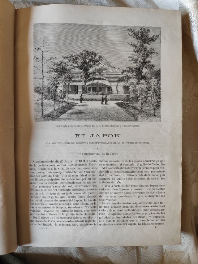 Coleccion libros "El mundo en la mano" de 1875.