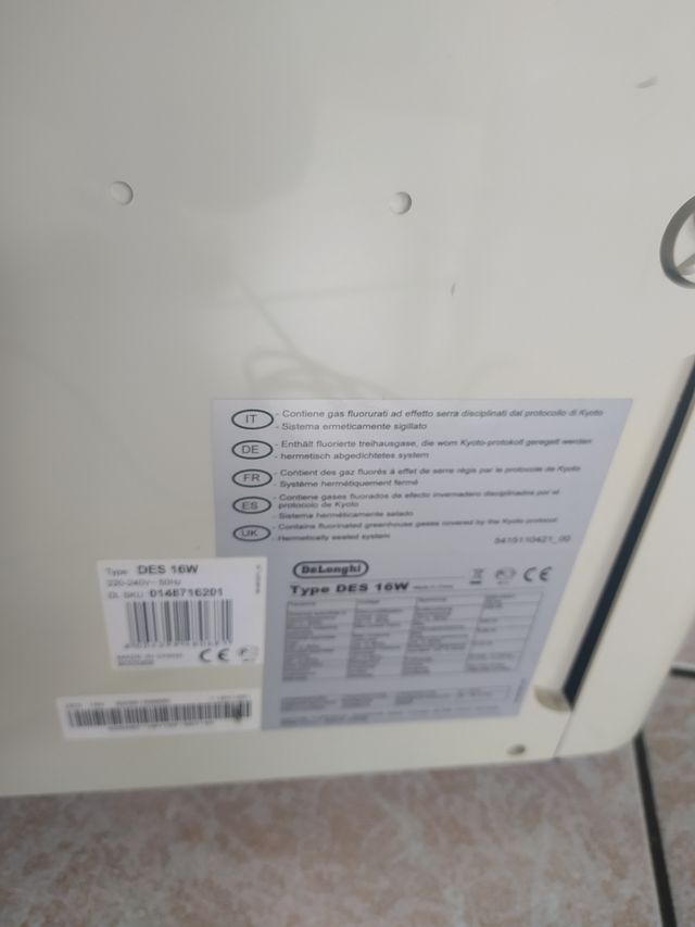 Deumidificatore  DeLonghi Tasciugo Ariadry Slim 16