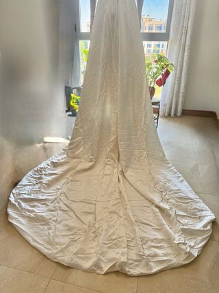 Vestido novia blanco color homogéneo (no apreciado