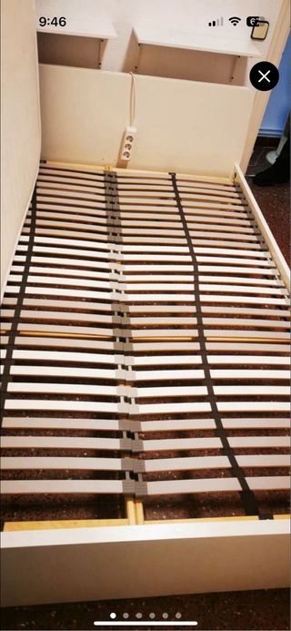 Cama Ikea blanca 2 personas