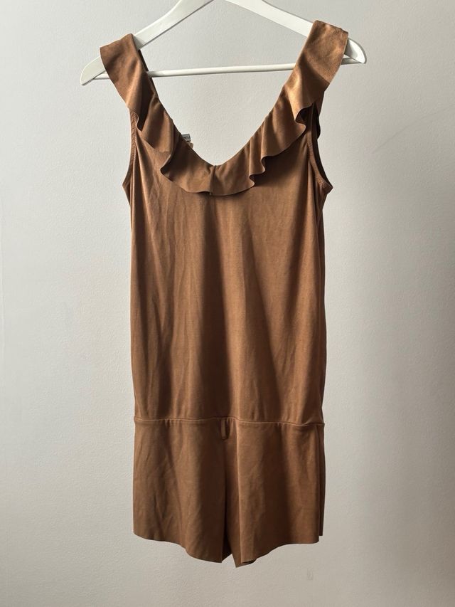 Mono corto marrón Raffaela D Angelo