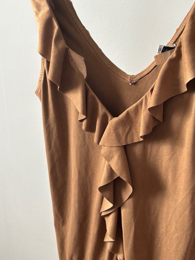 Mono corto marrón Raffaela D Angelo