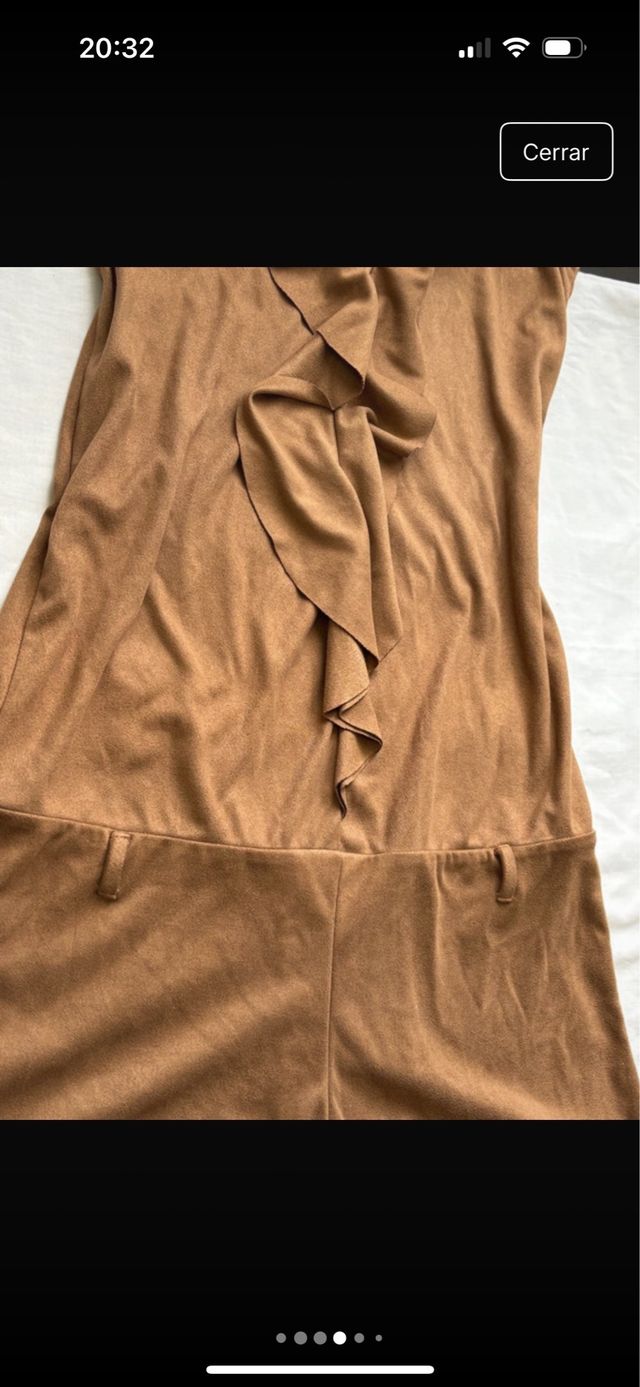 Mono corto marrón Raffaela D Angelo