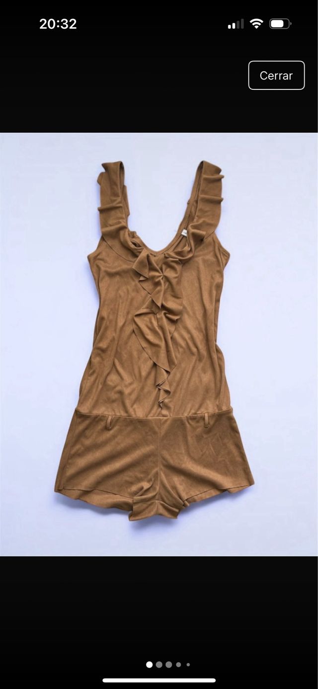 Mono corto marrón Raffaela D Angelo