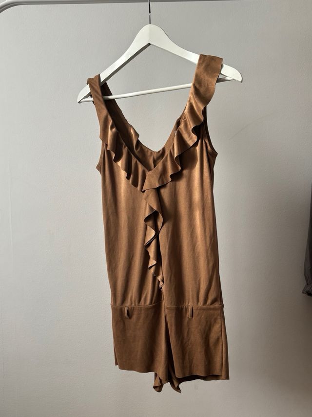 Mono corto marrón Raffaela D Angelo