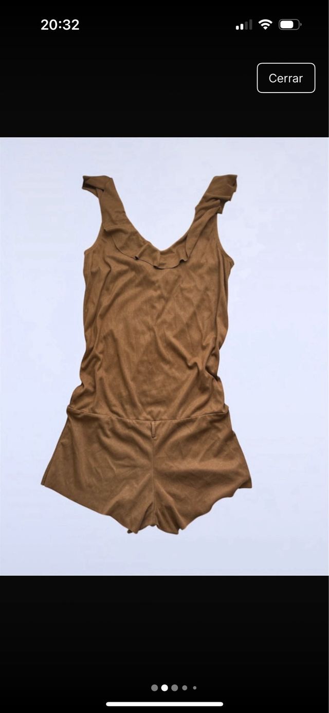 Mono corto marrón Raffaela D Angelo