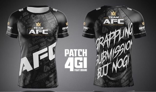 Rashguard AFC
 Colaboración con Shark Boxing