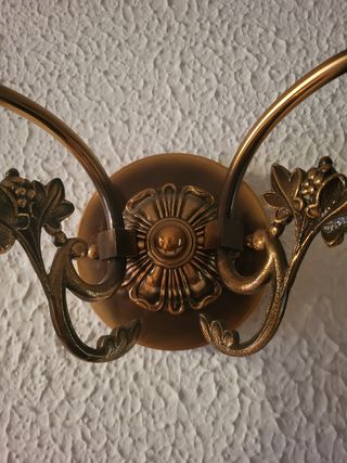 Apliques pared dorados - 2uds