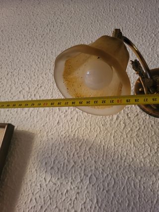 Apliques pared dorados - 2uds