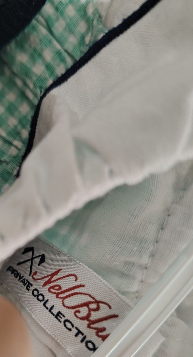 Vestido niña NelBlu + leotardos 12 meses