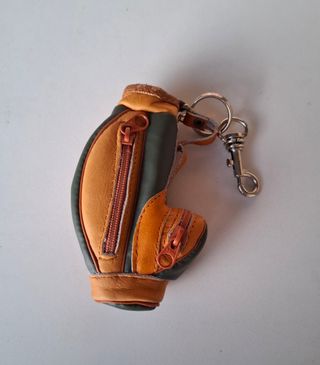 Llavero monedero mochila bolsa palos Golf vintage