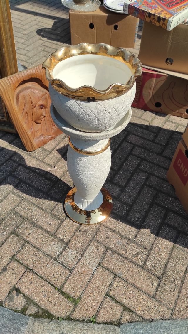 Colonna portavaso ceramica