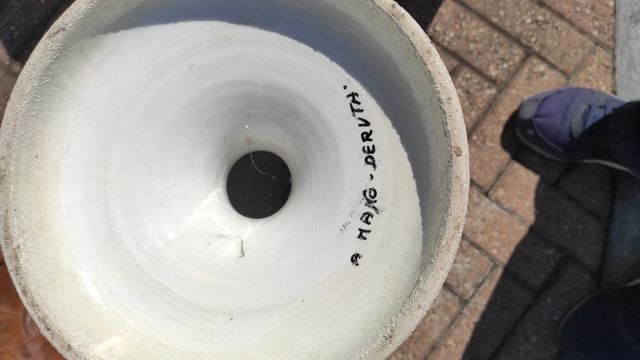 Colonna portavaso ceramica