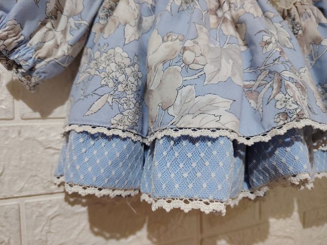 Vestido Miranda para ceremonia, niña 12 meses.