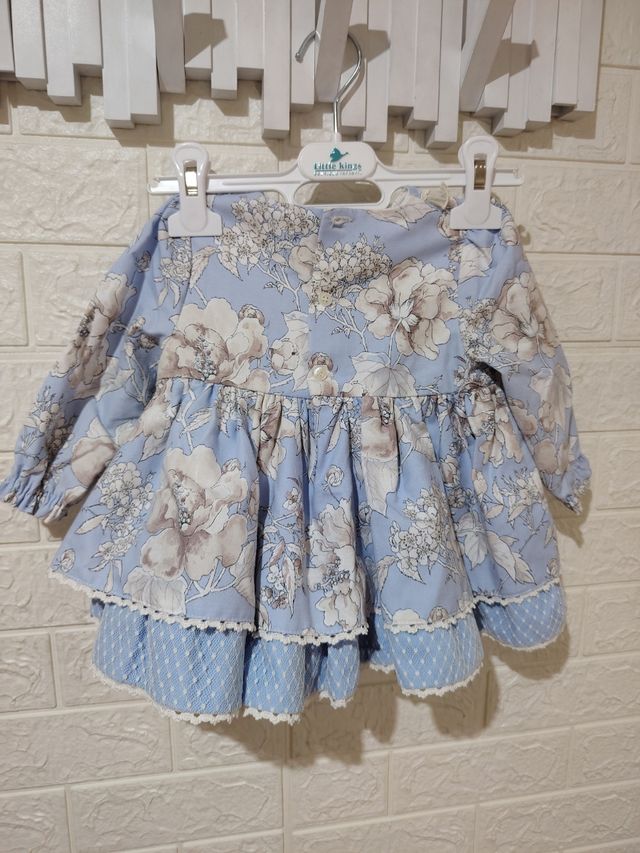 Vestido Miranda para ceremonia, niña 12 meses.