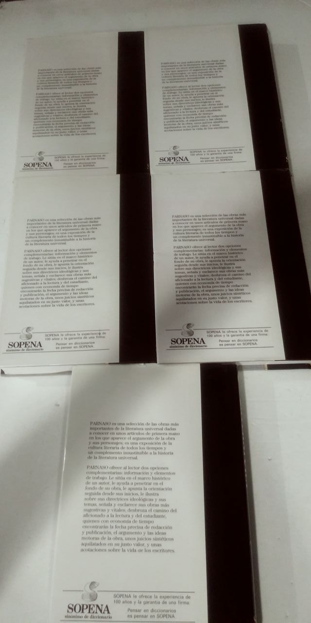 Diccionario de literatura Parsano 5 tomos