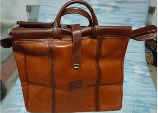 Bolso Cuero Marrón - Viaje