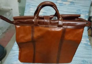 Bolso Cuero Marrón - Viaje