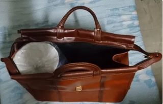 Bolso Cuero Marrón - Viaje