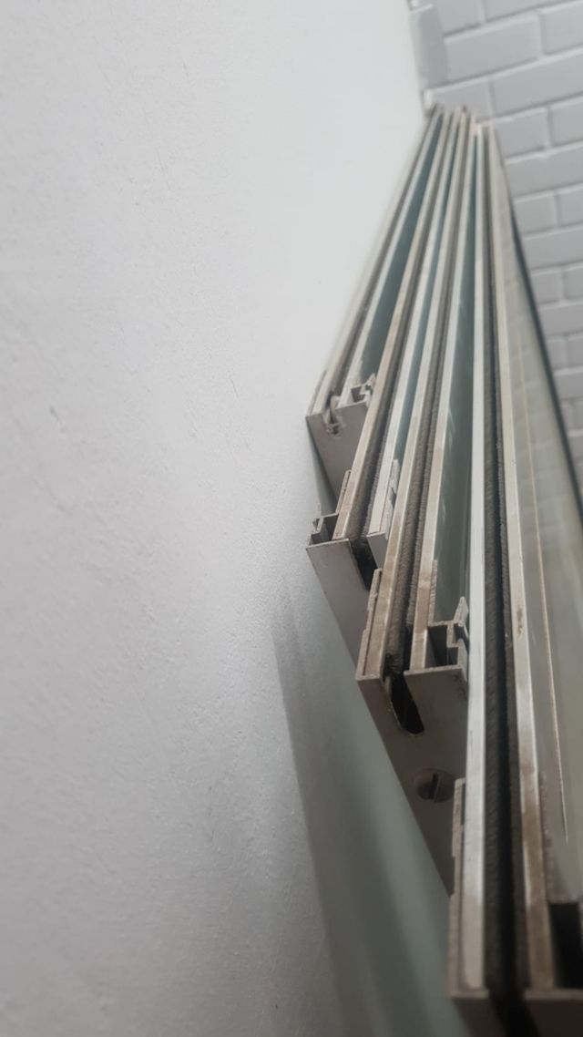 Ventana aluminio usada 4 hojas