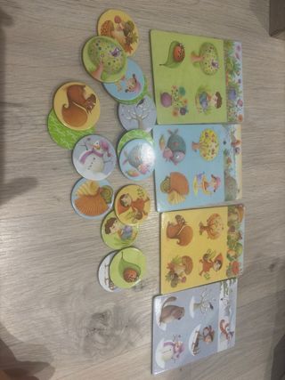 Juego Djeco 4 estaciones